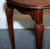 Vintage Kidney Shape Flamed Mahogany Nest of Three Tables with Queen Anne Legs, Set of 3 For Sale - Image 12 of 15