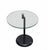 Coffee Table with Marble Base and Revolving Glass Top, Italy, 1980s For Sale - Image 6 of 7