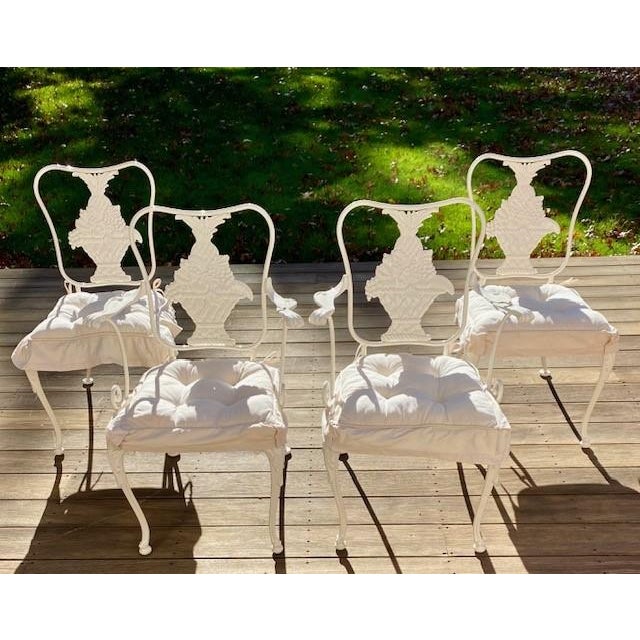 Russell Woodard Set of 4, Russell Woodard Dining Chairs, For Sale - Image 4 of 12