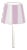 Zafferano Ceramic Pink Striped Shade for Poldina Micro Lido Lamp For Sale