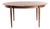 1960s Danish Oval Rosewood Dining Table With Two Extension Leaves For Sale