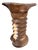 Late 20th Century Organic Live Edge Solid Wood Pedestal Side Table For Sale