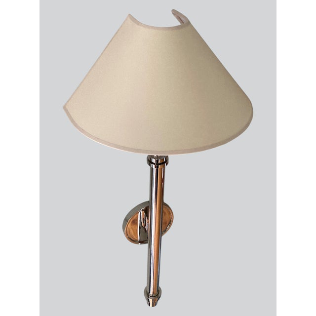 2010s J. Randall Powers for Visual Comfort Signature Hargett Sconce in Polished Nickel Sp2504 Pn-Np For Sale - Image 5 of 18