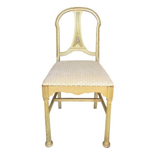 Small Antique French Painted Side Chair For Sale