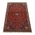 Abadeh Rug 3’5” X 4’11” Red Wool Vintage Tribal Hand-Knotted Carpet For Sale