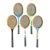 Vintage Wooden Tennis Rackets - Set of 5 For Sale