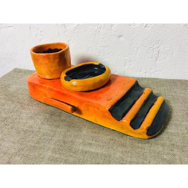 Mid-Century Ceramic Smoking Set, Set of 3 For Sale - Image 10 of 10