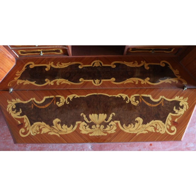 Baroque Inlaid Trumeau, 1960s For Sale - Image 11 of 15