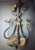 C1890 French Art Nouveau Polychromed Bronze Lily Pad Fleur Wall Sconce For Sale - Image 4 of 12