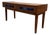 Danish Modern Teak Low Entry Cabinet With Blue Ceramic Tile Drawers, Circa 1960s For Sale
