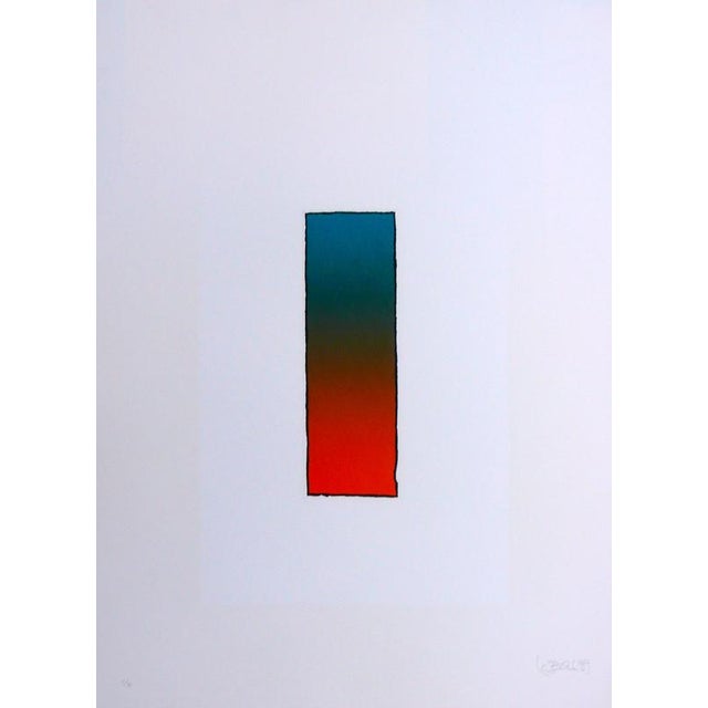 Larry Stuart BELL Untitled, 1989 Original etching on paper Signed and numbered in pencil by the artist 75 prints Sheet...