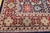 Textile Vintage Persian Tabriz Afshan Rug, Hand-Knotted Wool, Allover Geometric Caucasian Kuba Pattern, Navy & Red, 7x10 For Sale - Image 7 of 18