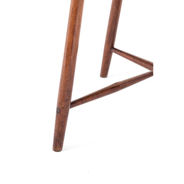 Brown Welsh Primitive Cricket Table, 18th Century For Sale - Image 8 of 12