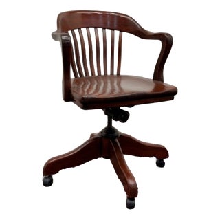 American Office Chair in Teak For Sale
