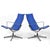 The design of the Aluminum group chairs came from Girard's lament to Charles Eames that there was no well designed outdoor...
