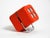 Legendary orange cube radio by dario & mario bellini for siemens in 1968. model rk 501 alpha 2. design classic made in...