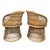 Mid-Century Modern Petite Bohemian Wicker Peacock Chair, 1970s, a Pair For Sale - Image 3 of 9