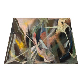 Fritz Bonner Trapezoidal Form Acrylic on Canvas For Sale
