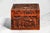 Hand Carved Village Scene Box Antique Chinese Wood Box 19th Century Decorative Chinoiserie Asian Oriental Home Decor For Sale - Image 11 of 13