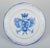 Emile Gallé for St. Clement, Nancy. A set of six dinner plates in hand-painted faience. Decorated with coat of arms....