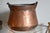 Antique French Copper Hand Forged Cauldron Fireside Kettle Pail For Sale - Image 4 of 7
