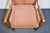Brown Pearson Furniture Solid Ash Country French Accent Lounge Arm Chair W. Brick Red Basketweave Upholstery 01422-00 For Sale - Image 8 of 11