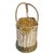 Metal Vintage Woven Silver-Plated Wire Wine Bottle Basket Caddy & Sommelier Basket For Sale - Image 7 of 14