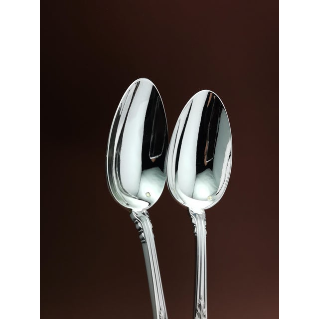 Acanthe Dessert Spoons in Silver from Puiforcat, 1890s, Set of 12 For Sale - Image 6 of 10
