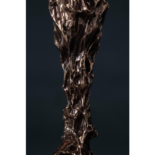 Not Yet Made - Made To Order Sweet Thing Small Lamp in Patinated Cast Bronze by William Guillon For Sale - Image 5 of 18