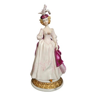 Sculpture of Commedia Dell'Arte Woman, 1980s For Sale