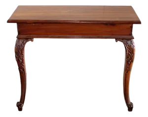 Vintage Walnut Console Table, 1970s