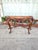 Beautiful Vintage Solid Carved Wood Console Table With Marble Top