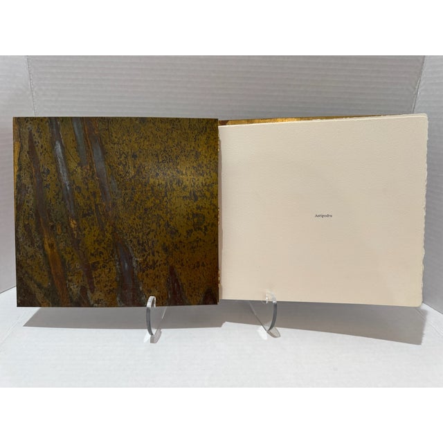 Artist Book Signed 4/8 Original Prints & Poetry Brass Cover Sarah Lawrence College 1998 For Sale In Atlanta - Image 6 of 18