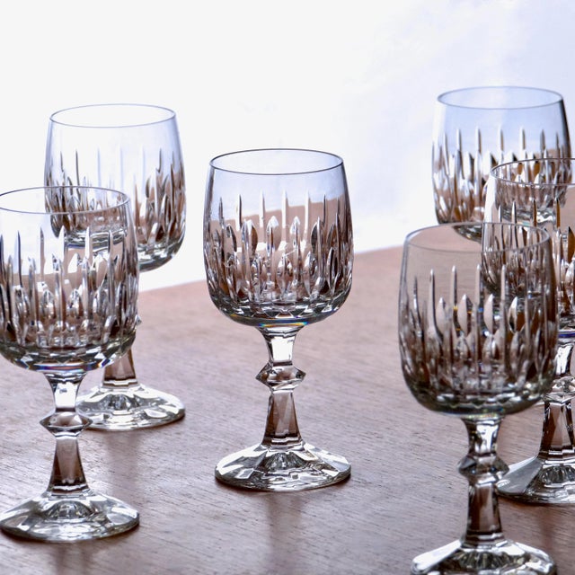 Tango Wine Glasses in Hand-Cut Crystal from Schott Zwiesel, 1950s, Set of 6 For Sale - Image 3 of 8