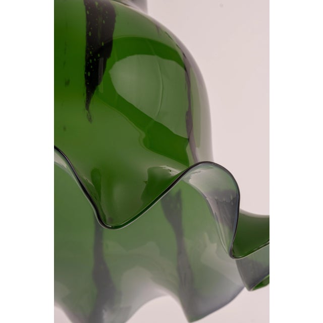 Orange Orange Glass Pendant Light from Peill & Putzler, Germany, 1970 For Sale - Image 8 of 11