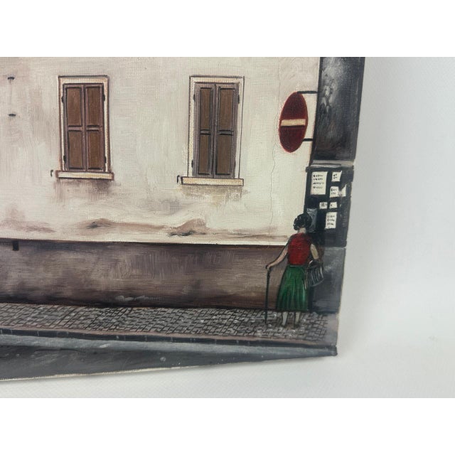 A. Hohage, Houses, 1997, Oil on Canvas For Sale - Image 8 of 10