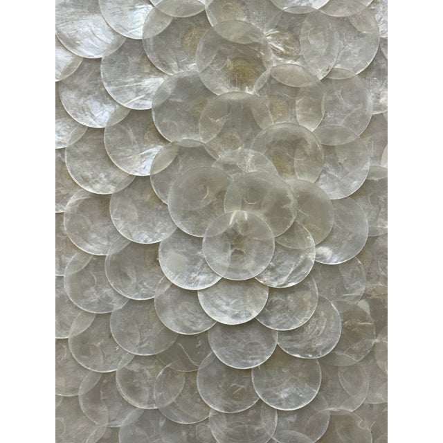 Shell Restoration Hardware Capiz Shell Art Panel For Sale - Image 7 of 12