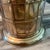 Metal Vintage English Brass Umbrella /Cane Stand With Lattice Design For Sale - Image 7 of 7