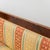 3-Seater Sofa in Wood and Striped Fabric, 1950s For Sale - Image 12 of 14