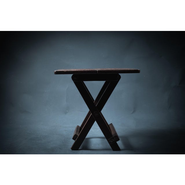 Vintage Ghana Folding Table, 2010s For Sale - Image 3 of 9