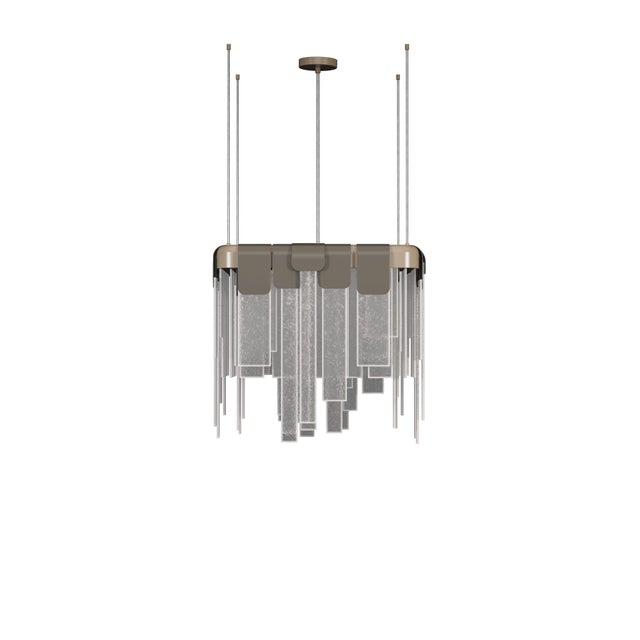 Contemporary Frostlight Pendant Lamp by Porus Studio For Sale - Image 3 of 17