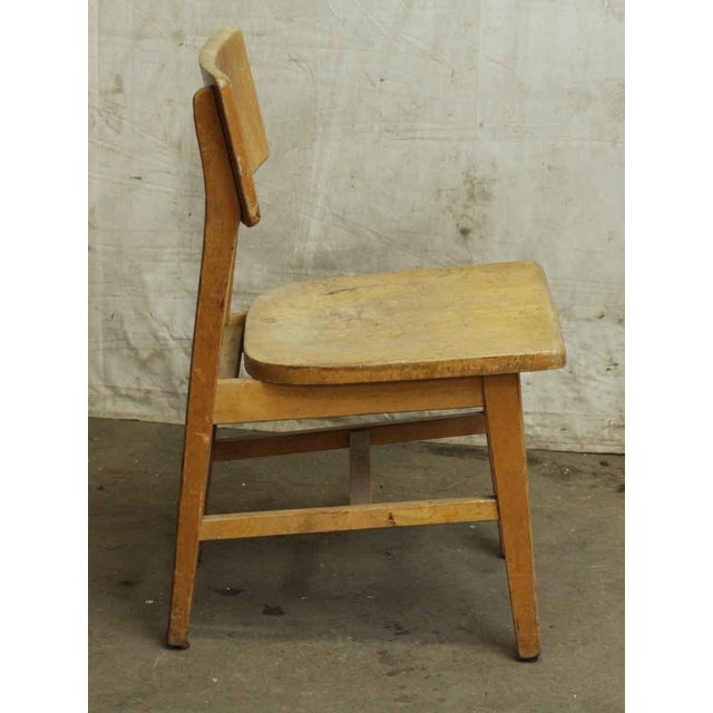 Vintage Wooden School Chair Chairish