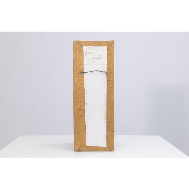 A modernist mixed-media relief sculpture by Joyce Gottlieb, Untitled (Turquoise Nude), circa 1990, presents a stylized...