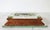 Brown Vintage Square Wood & Mirror Ashtray or Trinket Tray For Sale - Image 8 of 12