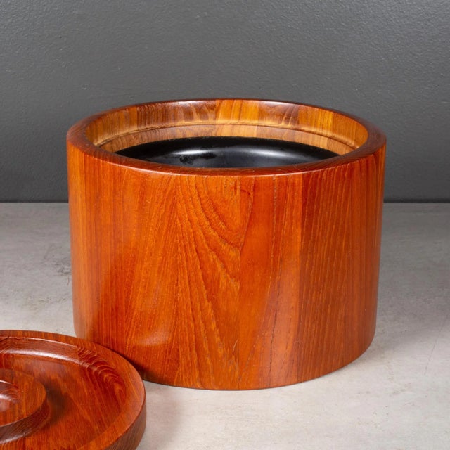 Mid-Century Modern Mid-Century Dansk Round Ice Bucket C.1960-1970 For Sale - Image 3 of 7