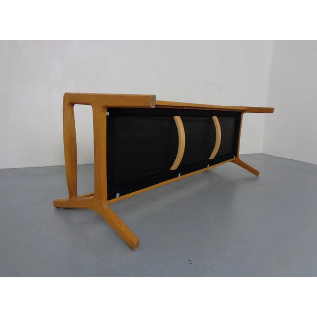 Senator Sofa in Oak by Ole Wanscher for Poul Jeppesen, Denmark, 1960s For Sale - Image 13 of 18