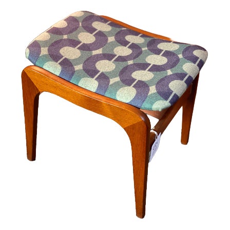 Vintage Danish Teak Ottoman, 1960s For Sale