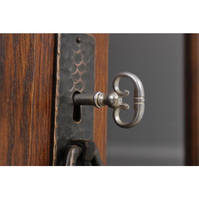 Stickley Arts & Crafts Mission Oak 3 Door Bookcase For Sale - Image 9 of 18