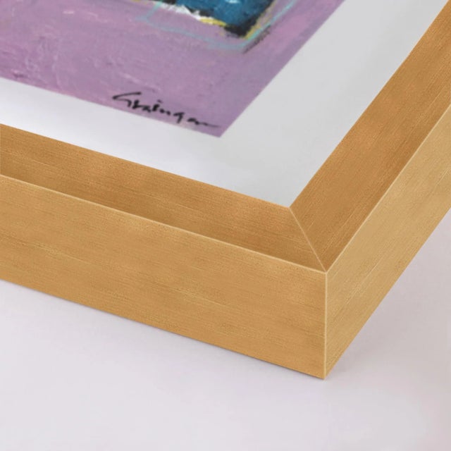 DESCRIPTION: Lucille by Lesley Grainger in Gold Frame, Medium Art Print SPECIFICATIONS: Type: Framed Paper. Framed Size...