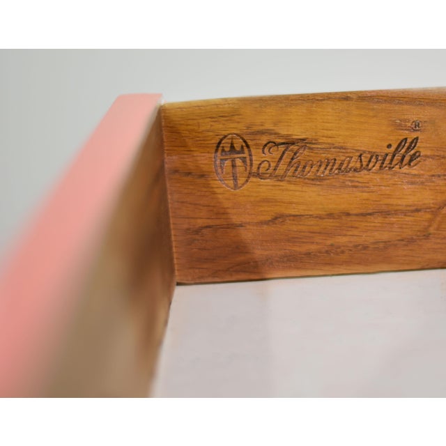 Mid Century Hollywood Regency Faux Bamboo Dresser With Brass Hardware by Thomasville For Sale - Image 14 of 15
